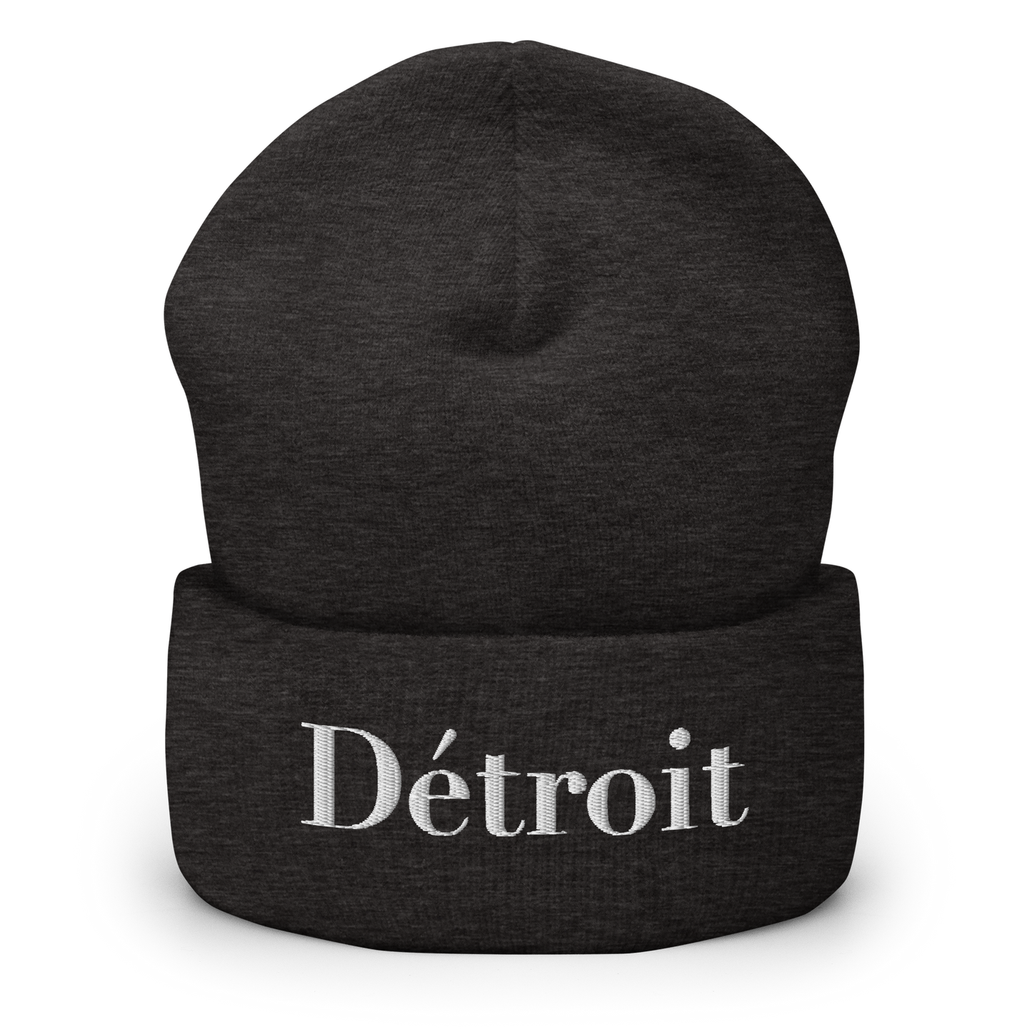 'Détroit' Cuffed Beanie (Didone Font)