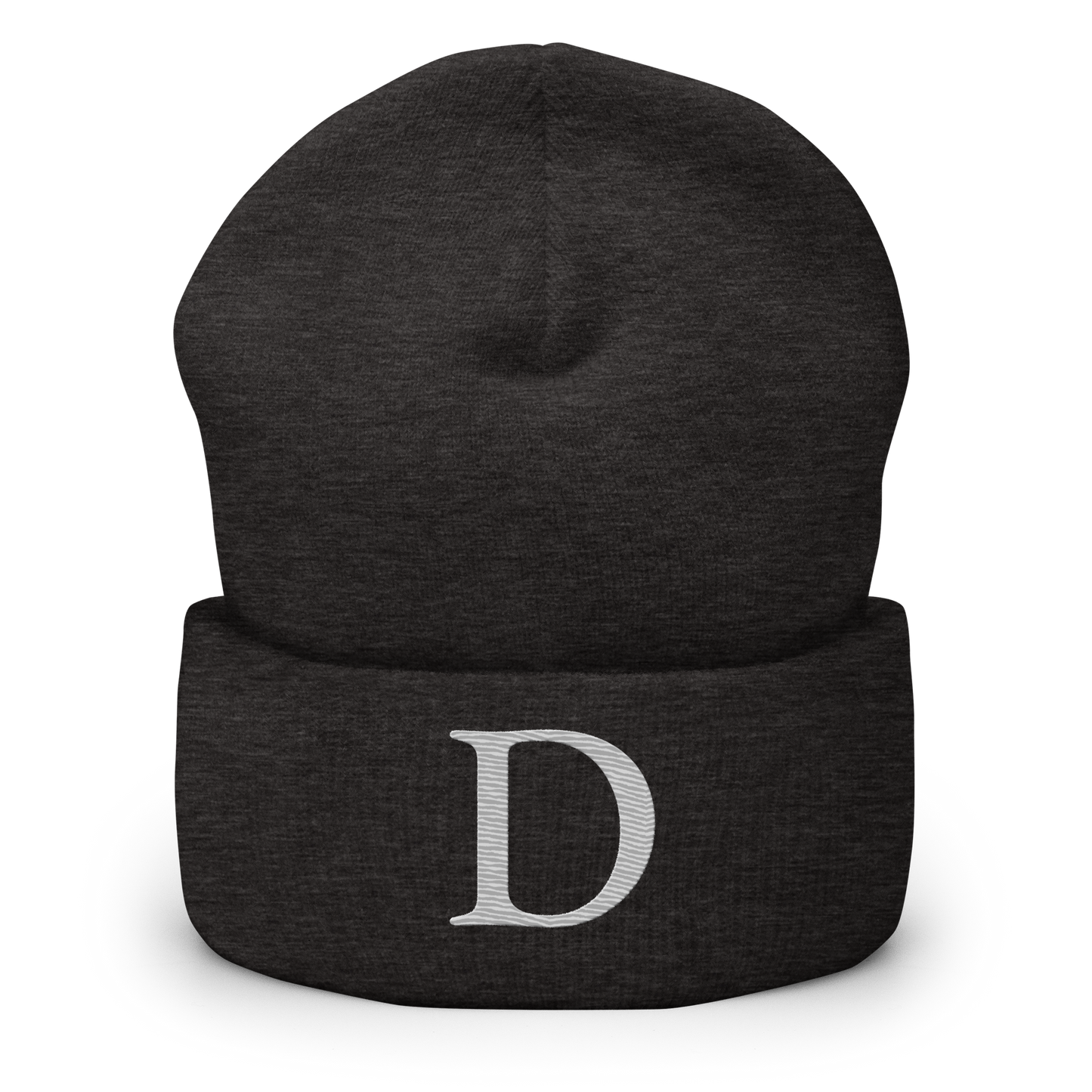 Detroit 'Old French D' Cuffed Beanie (Platinum)