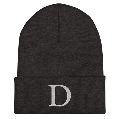 Detroit 'Old French D' Cuffed Beanie (Platinum)