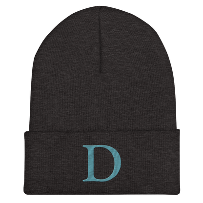 Detroit 'Old French D' Cuffed Beanie (Huron Blue)