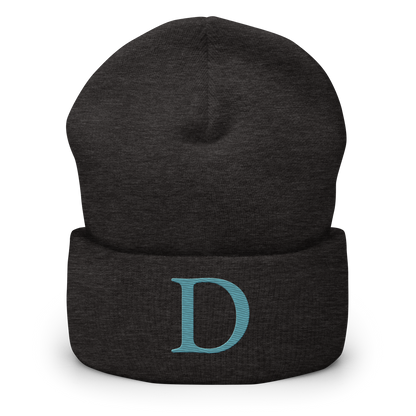 Detroit 'Old French D' Cuffed Beanie (Huron Blue)