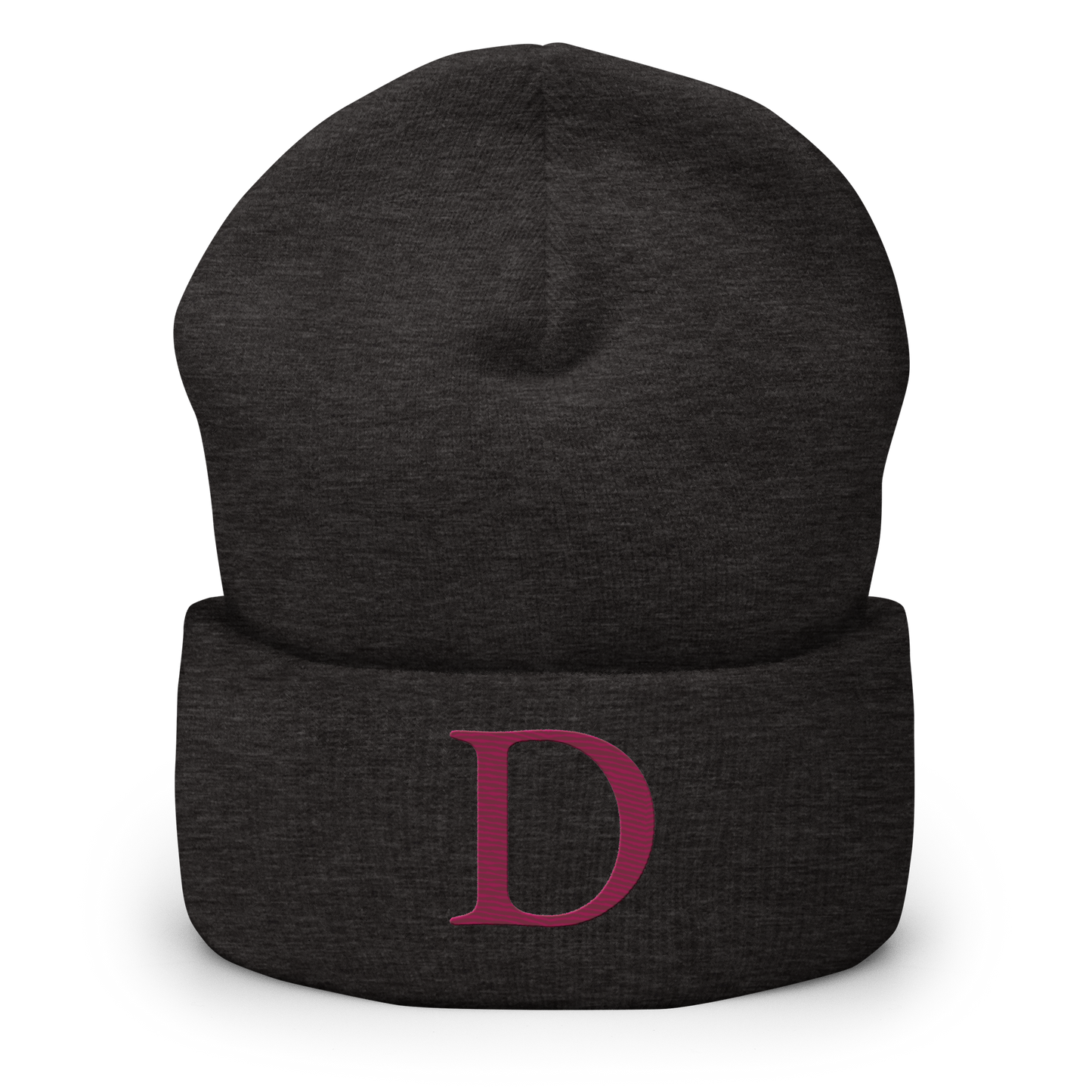 Detroit 'Old French D' Cuffed Beanie (Ruby Red)