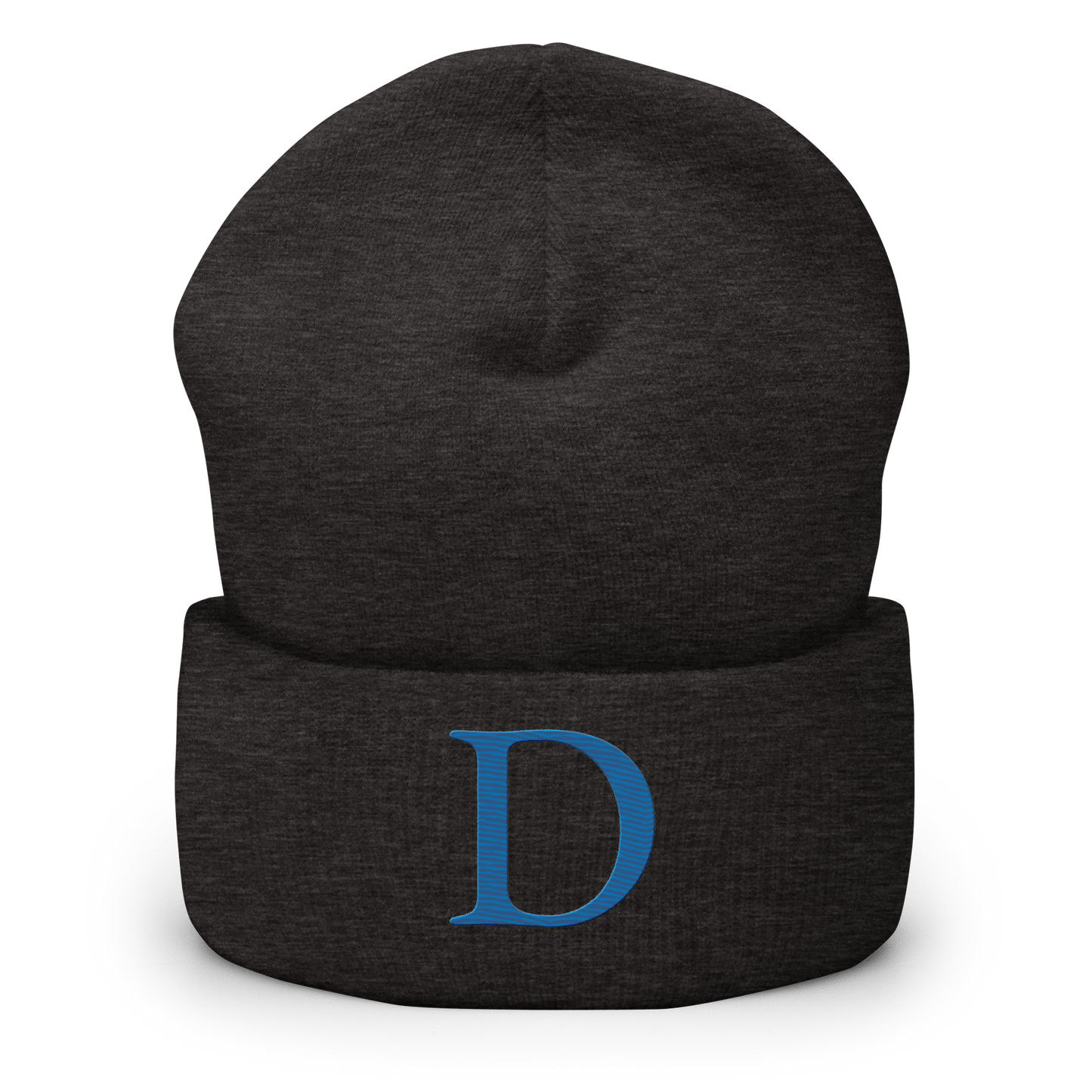 Detroit 'Old French D' Cuffed Beanie (Azure)