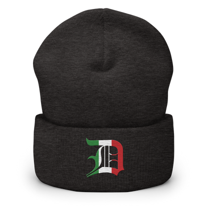 Detroit 'Old English D' Cuffed Beanie (Italian Edition)