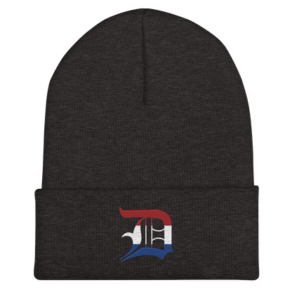 Detroit 'Old English D' Cuffed Beanie (Dutch Edition)