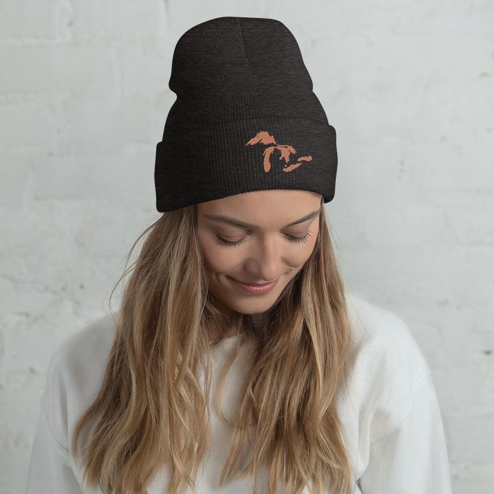 Great Lakes Cuffed Beanie (Copper)