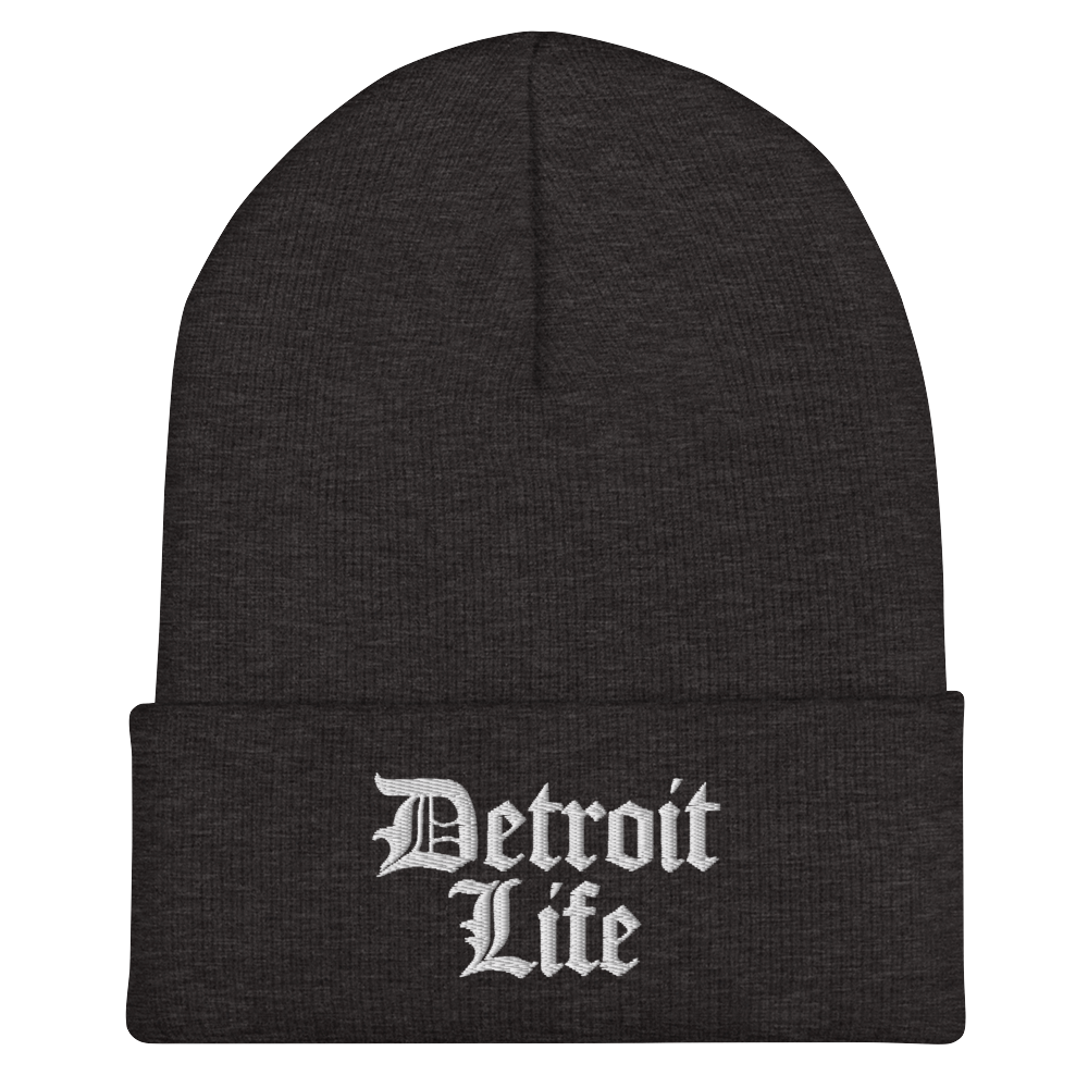 'Detroit Life' Cuffed Beanie