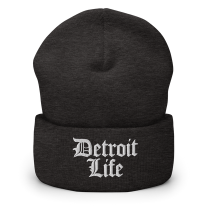 'Detroit Life' Cuffed Beanie