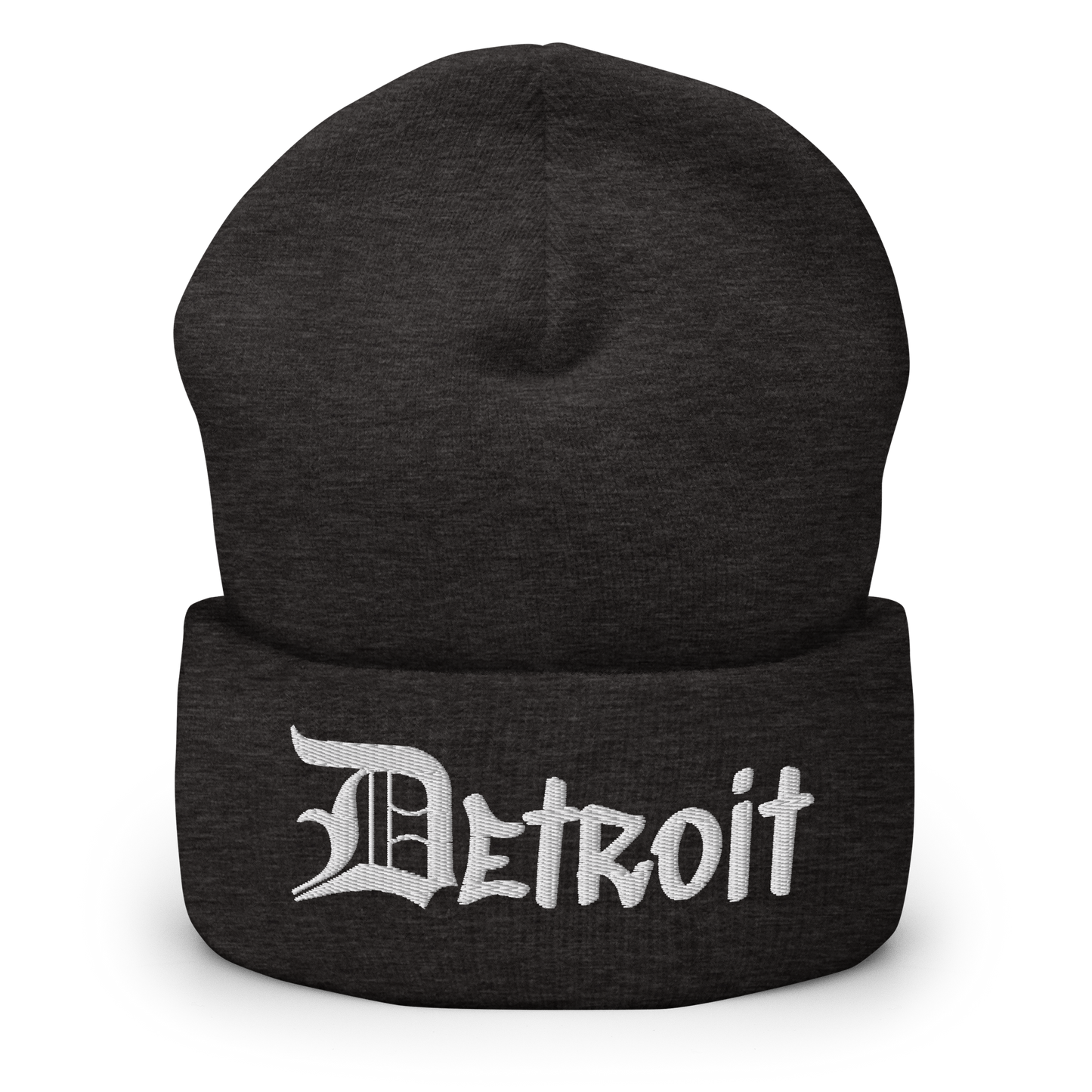 'Detroit' Cuffed Beanie (OED Tag Font)