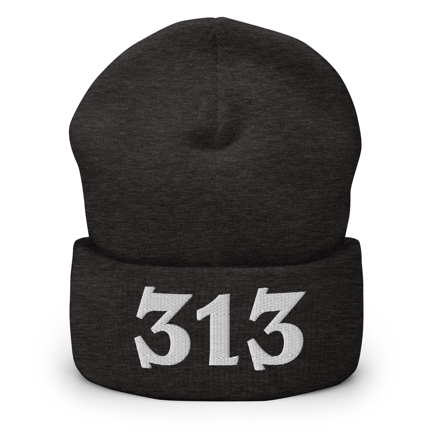 Detroit '313' Cuffed Beanie (Angry Font)