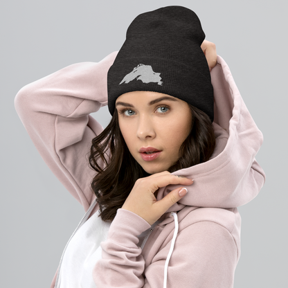 Lake Superior Cuffed Beanie | Platinum