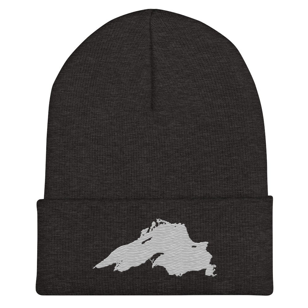 Lake Superior Cuffed Beanie | Platinum