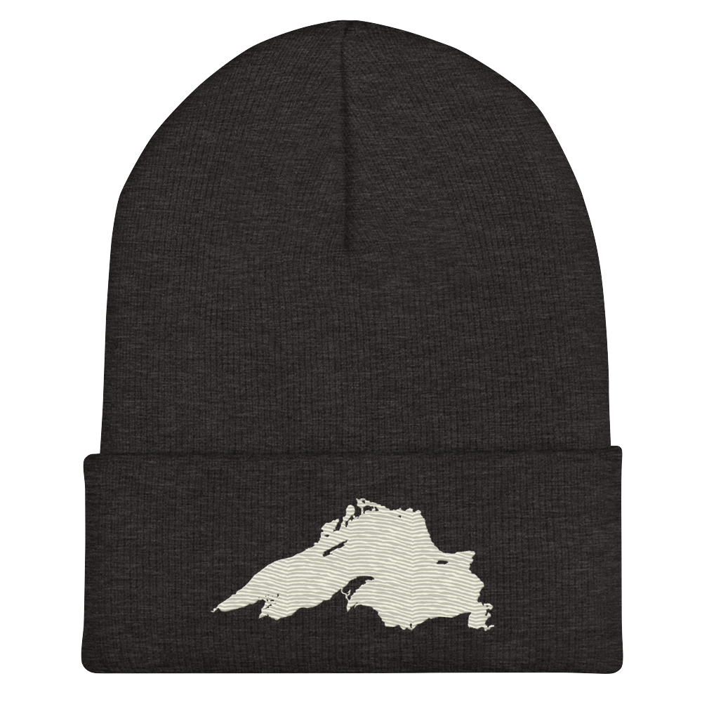 Lake Superior Cuffed Beanie | Ivory White