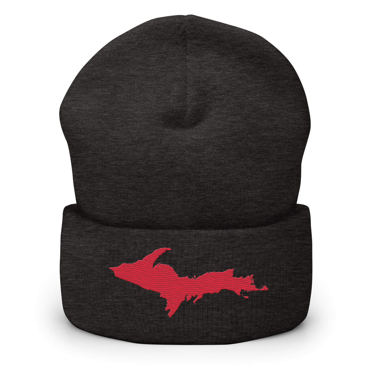 Upper Peninsula Cuffed Beanie | Lighthouse Red