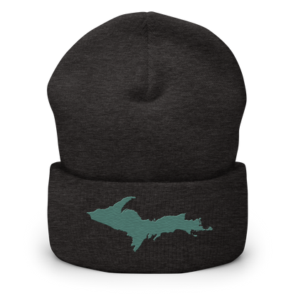 Upper Peninsula Cuffed Beanie | Copper Green