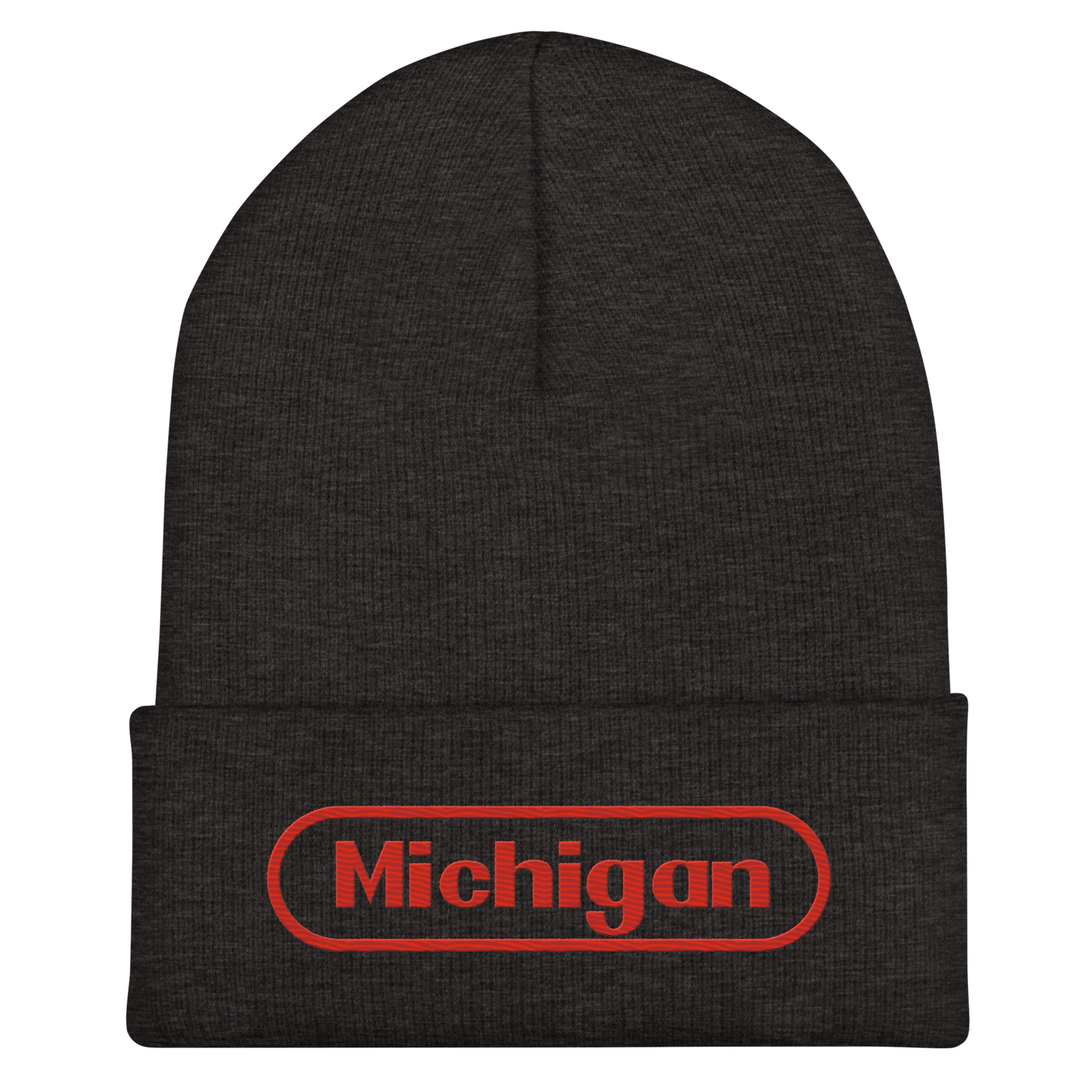 'Michigan' Cuffed Beanie | Video Game Parody