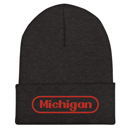 'Michigan' Cuffed Beanie | Video Game Parody