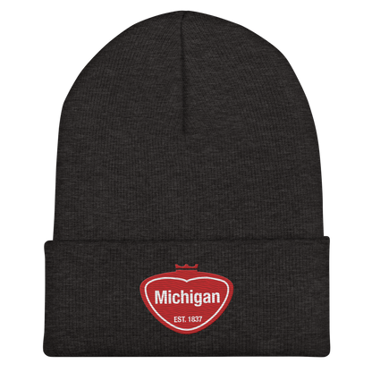 'Michigan' Cuffed Beanie | Local Sodapop Parody