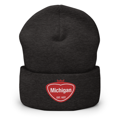 'Michigan' Cuffed Beanie | Local Sodapop Parody