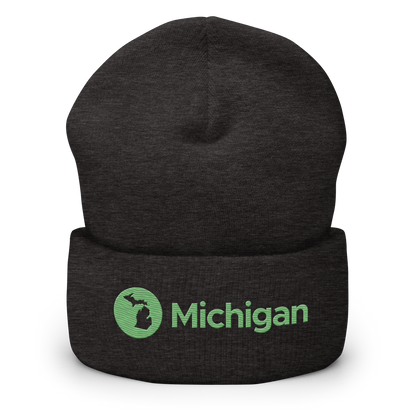 'Michigan' Cuffed Beanie | Music Streaming Parody