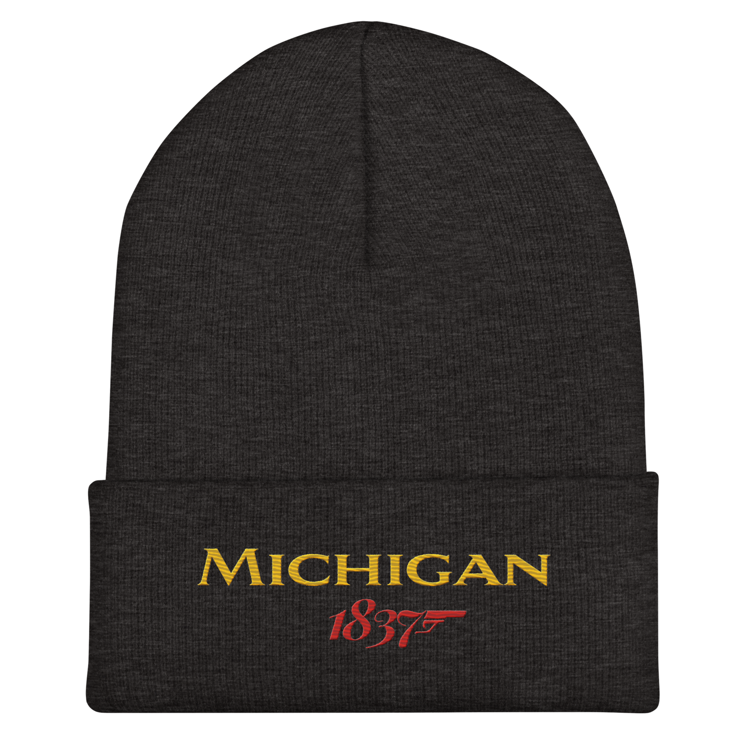 'Michigan 1837' Cuffed Beanie | British Spy Parody