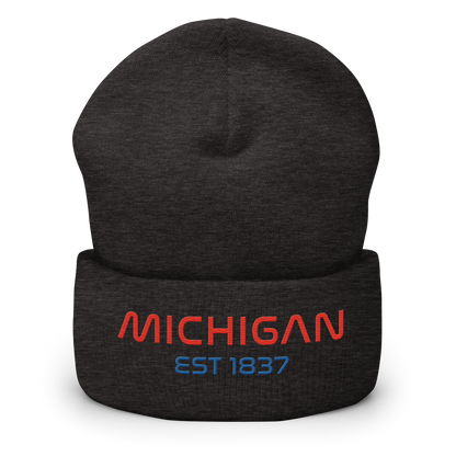 'Michigan' Cuffed Beanie | Space Agency Parody