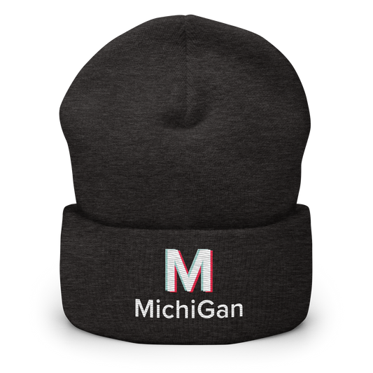 'Michigan' Cuffed Beanie | Social Media Parody