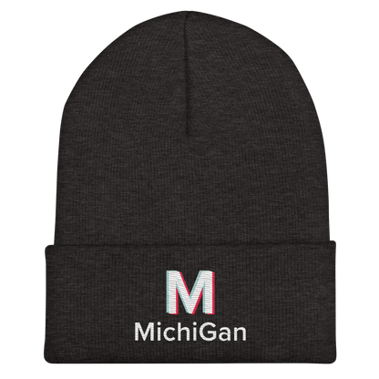 'Michigan' Cuffed Beanie | Social Media Parody