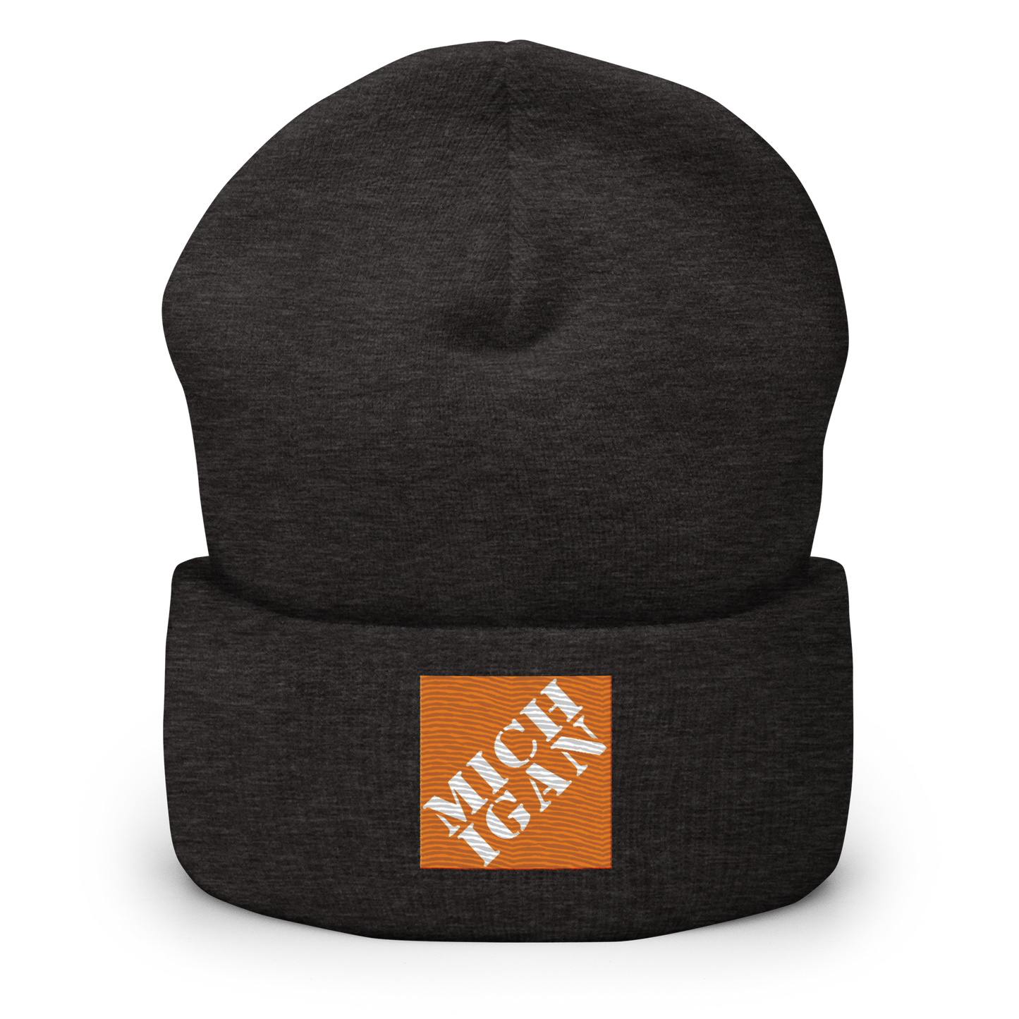 'Michigan' Cuffed Beanie | Construction Retail Parody