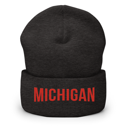 'Michigan' Cuffed Beanie | Streaming Parody