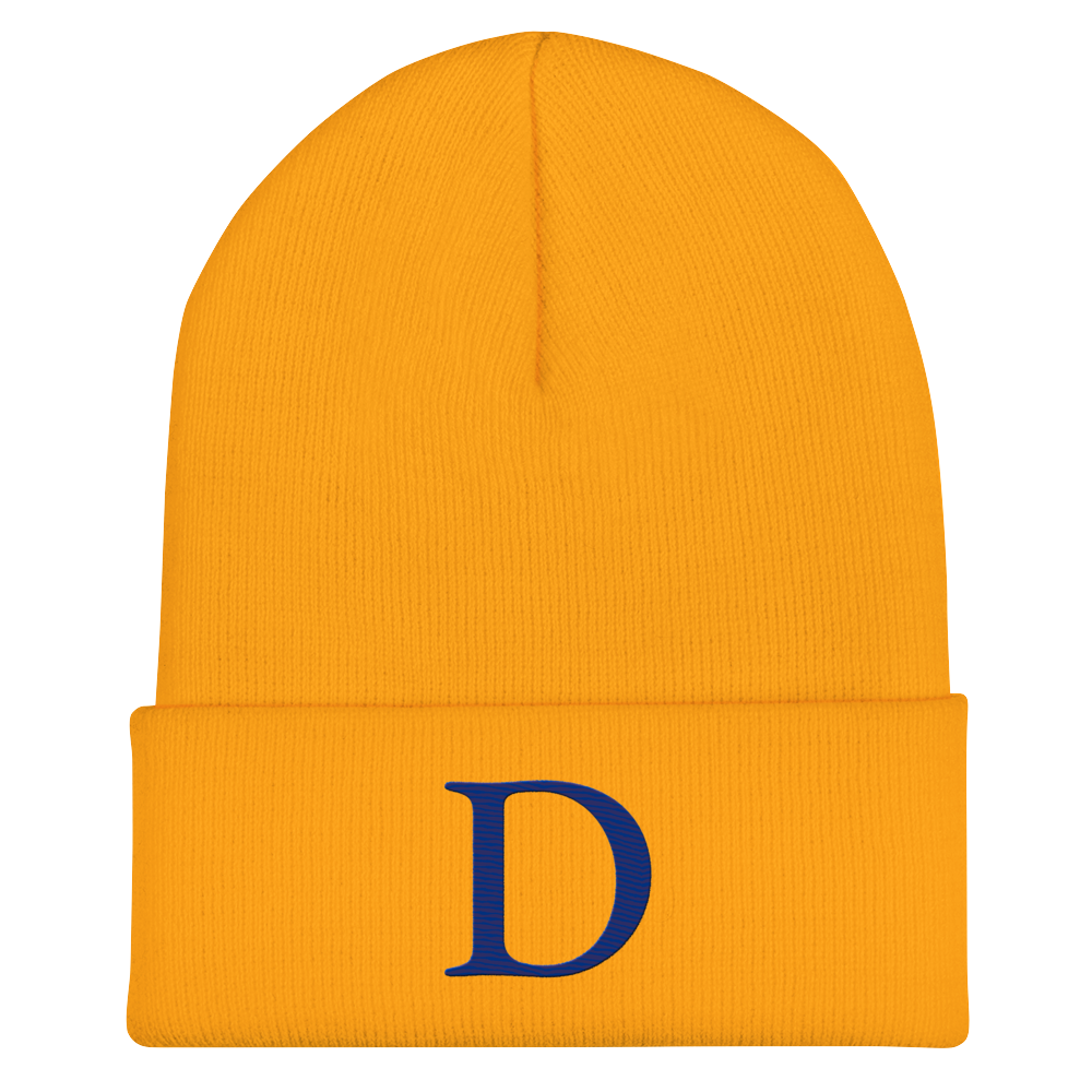 Detroit 'Old French D' Cuffed Beanie (Bourbon Blue)