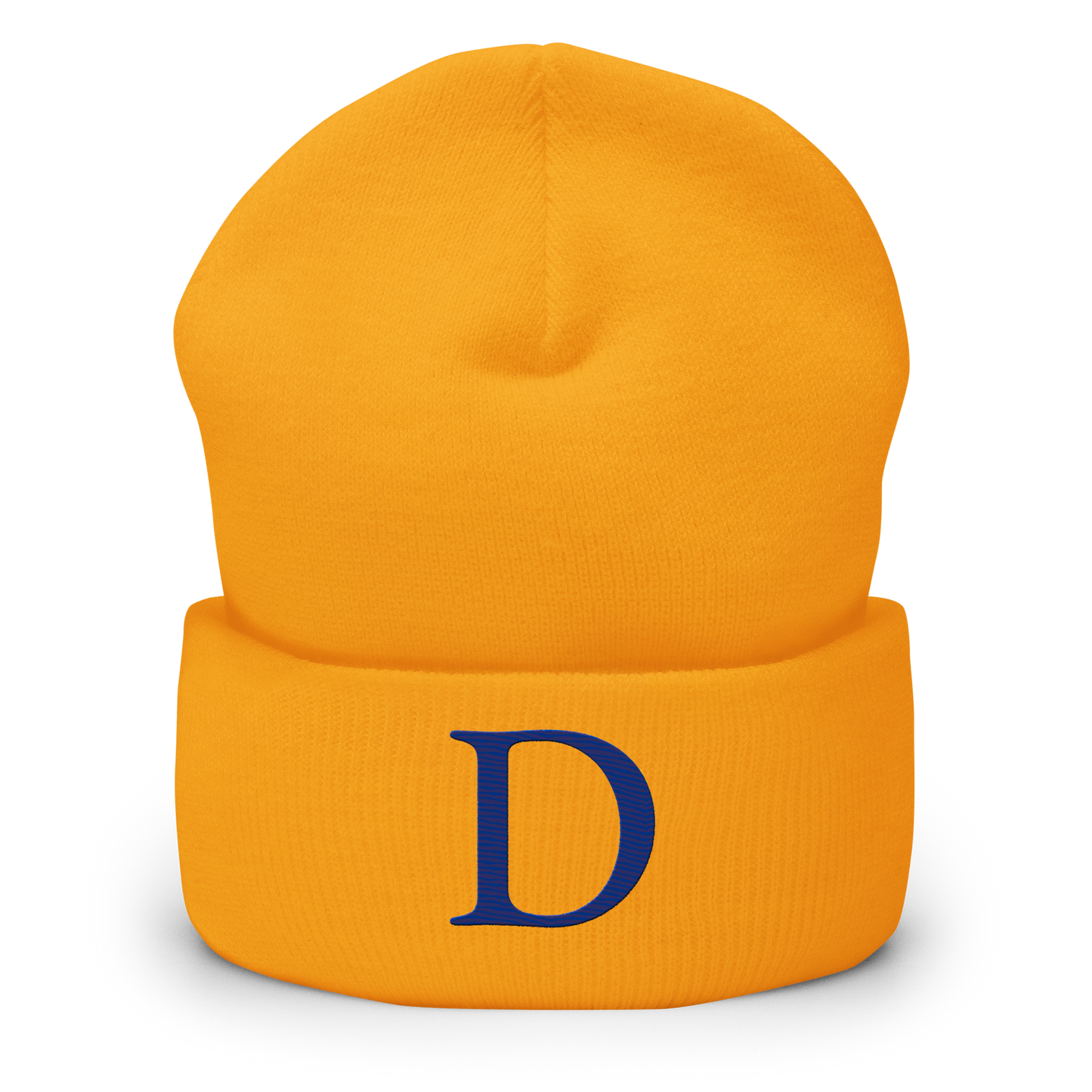 Detroit 'Old French D' Cuffed Beanie (Bourbon Blue)