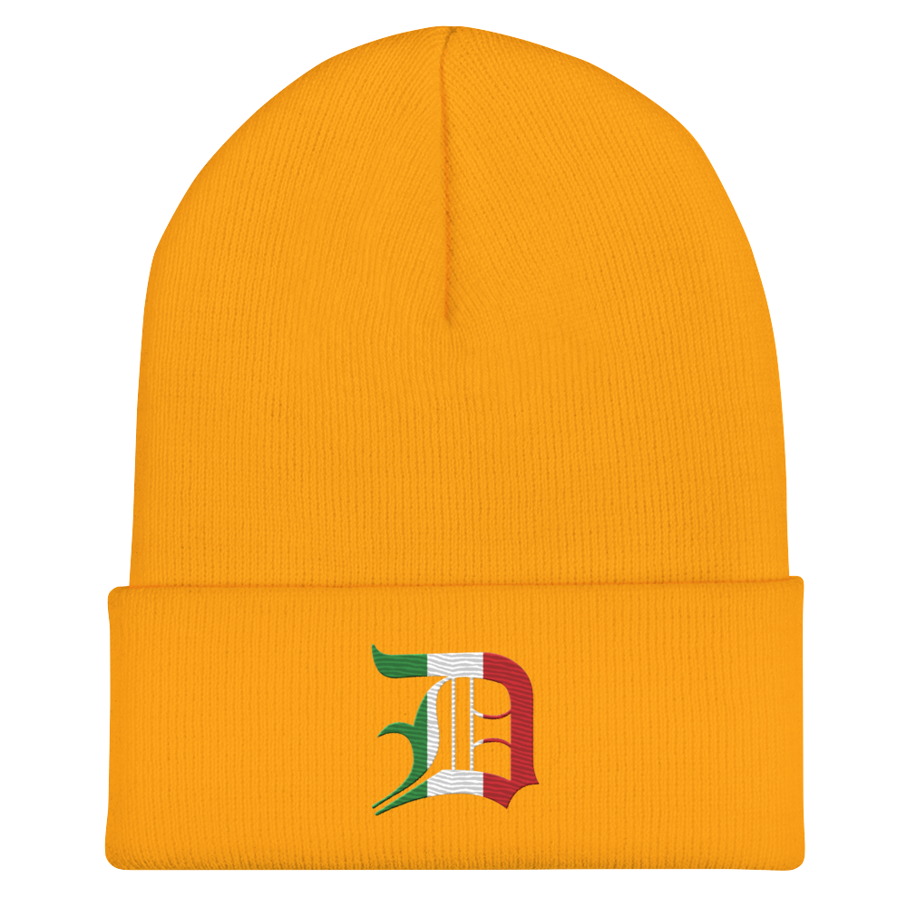 Detroit 'Old English D' Cuffed Beanie (Italian Edition)