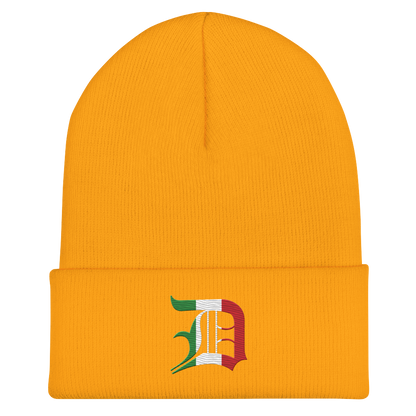 Detroit 'Old English D' Cuffed Beanie (Italian Edition)