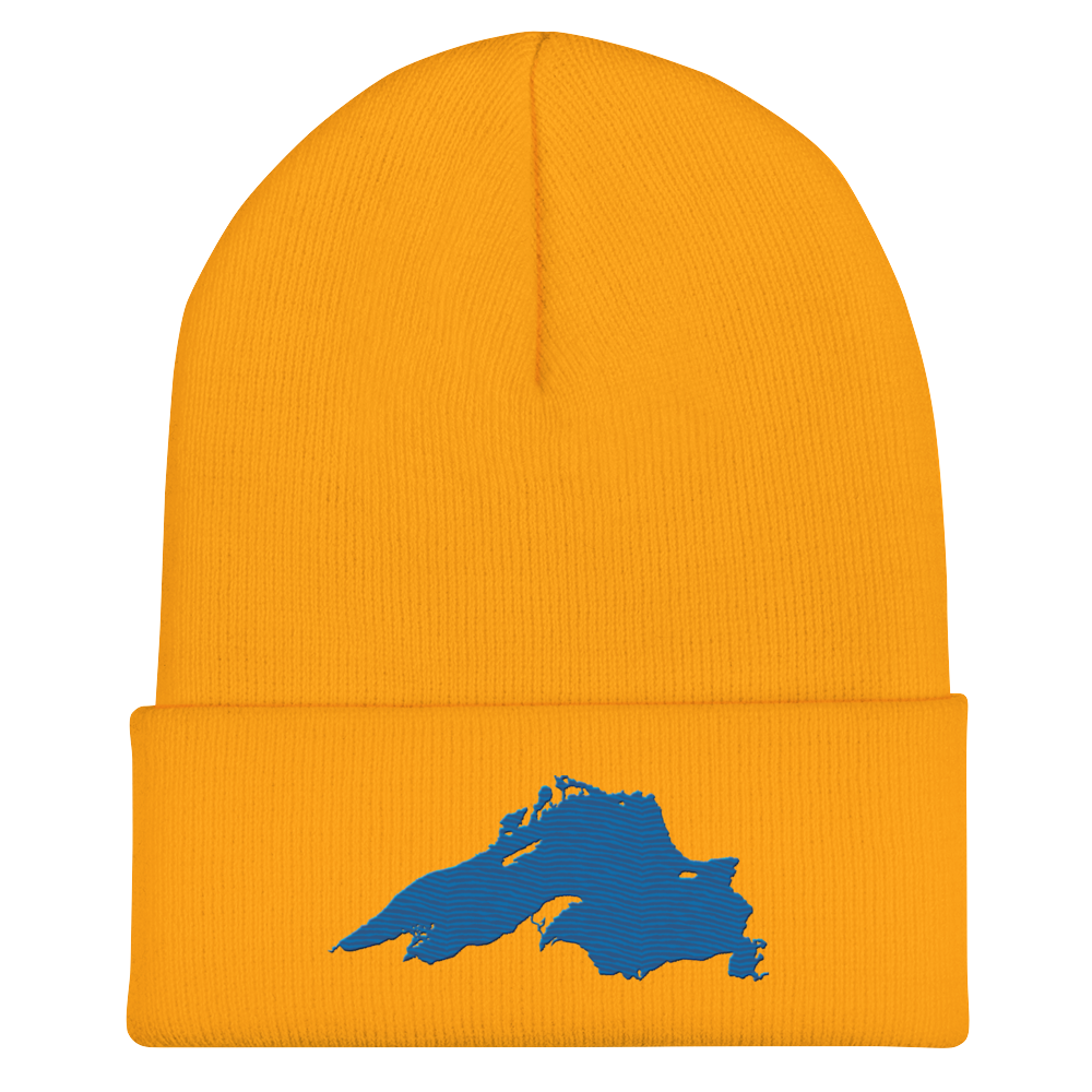 Lake Superior Cuffed Beanie | Azure