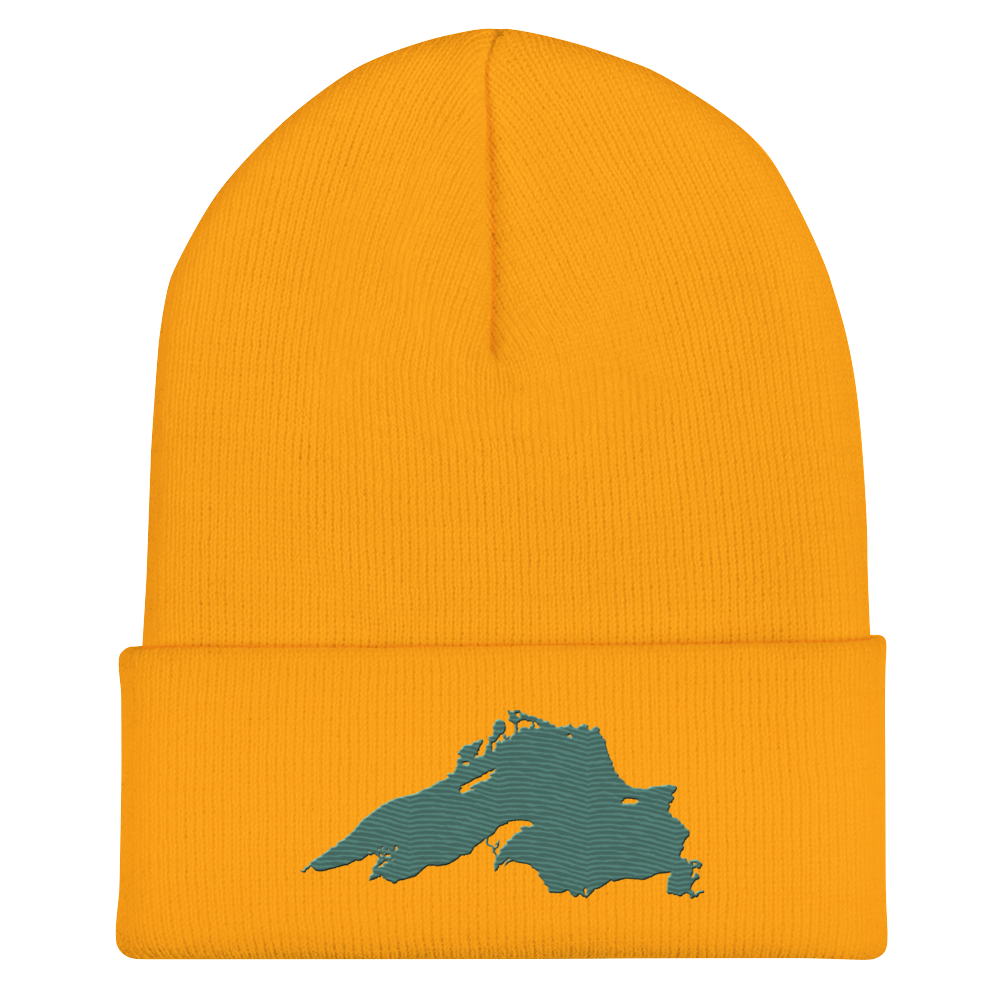 Lake Superior Cuffed Beanie | Copper Green