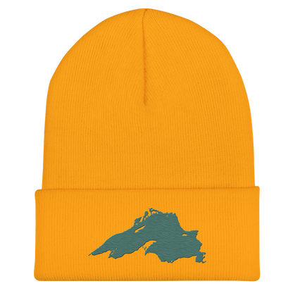 Lake Superior Cuffed Beanie | Copper Green