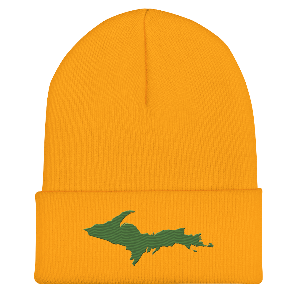 Upper Peninsula Cuffed Beanie | Pine Green