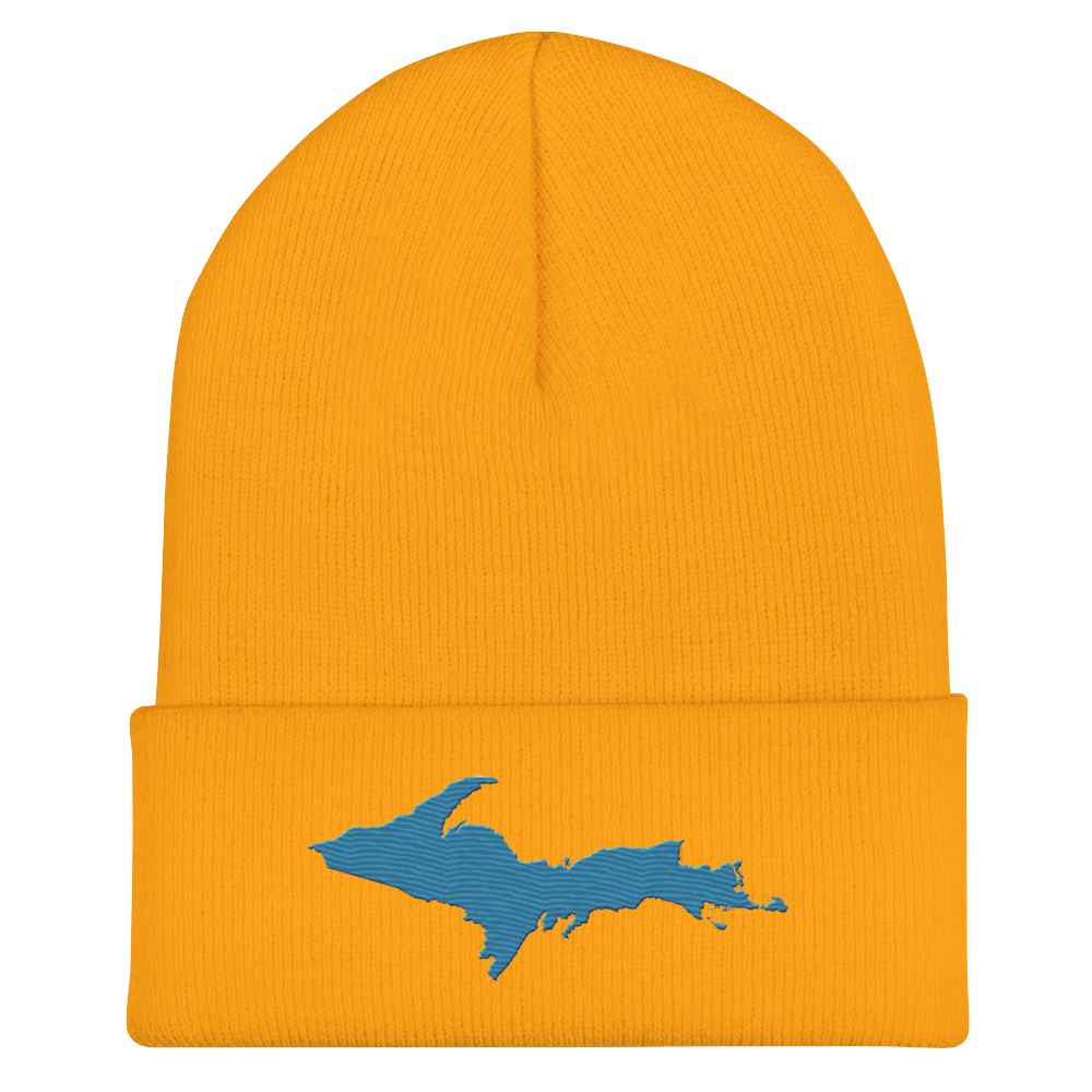 Upper Peninsula Cuffed Beanie | Traverse Blue