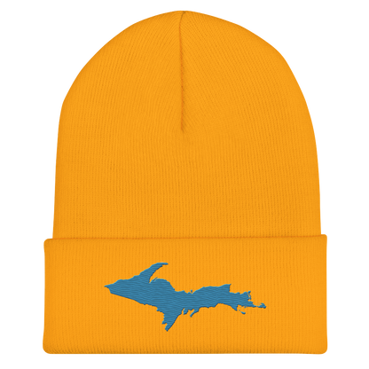 Upper Peninsula Cuffed Beanie | Traverse Blue