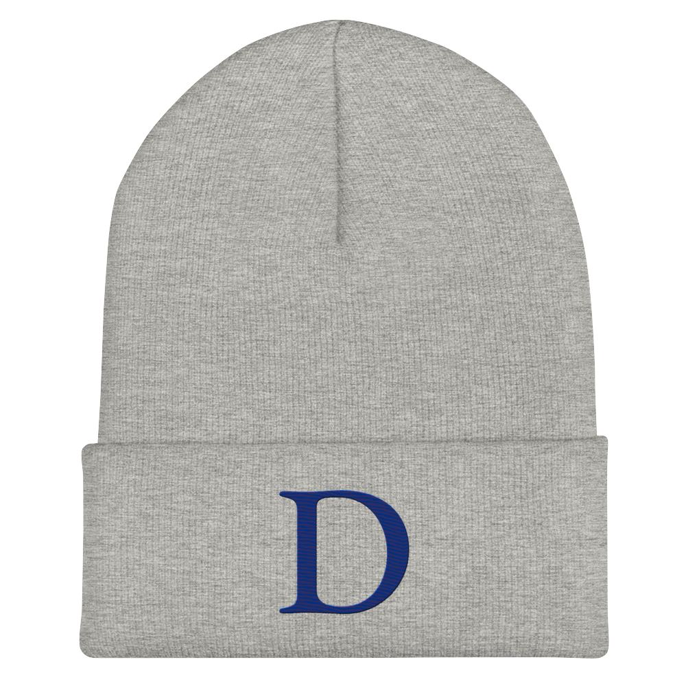 Detroit 'Old French D' Cuffed Beanie (Bourbon Blue)