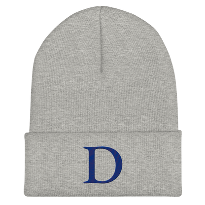 Detroit 'Old French D' Cuffed Beanie (Bourbon Blue)