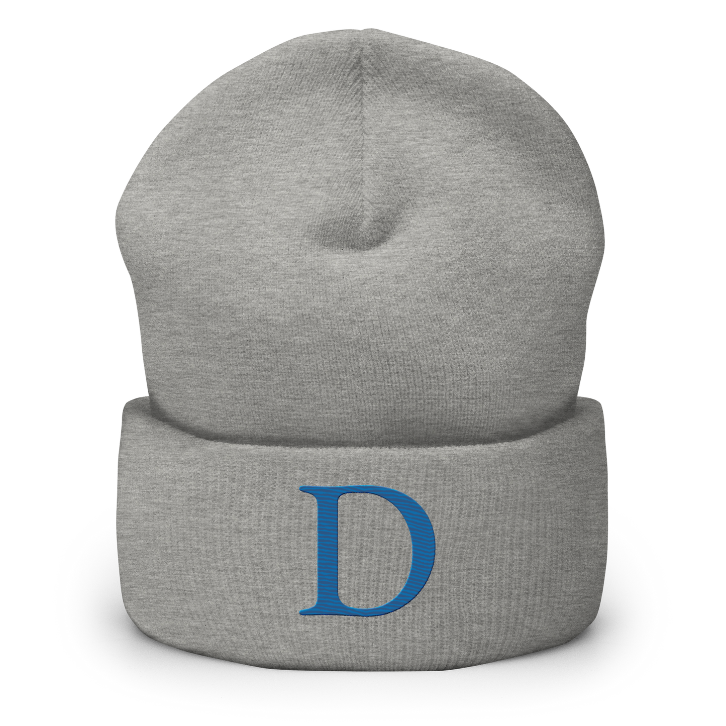 Detroit 'Old French D' Cuffed Beanie (Azure)