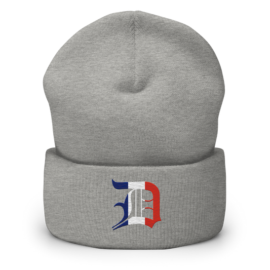 Detroit 'Old English D' Cuffed Beanie (French Edition)