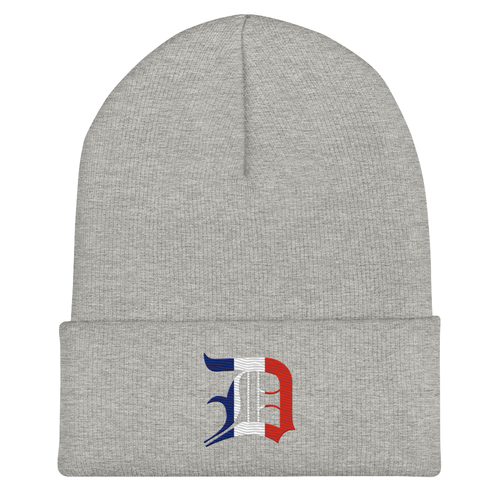 Detroit 'Old English D' Cuffed Beanie (French Edition)