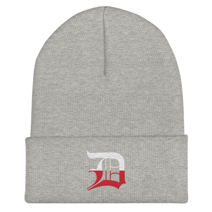 Detroit 'Old English D' Cuffed Beanie (Polish Edition)