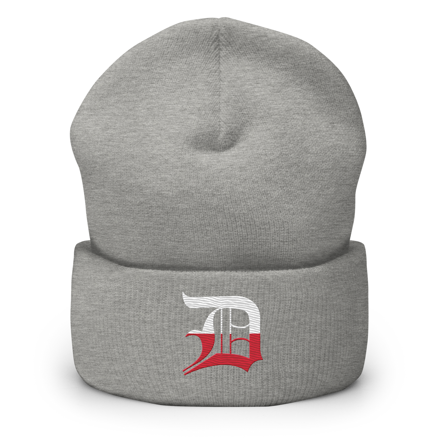 Detroit 'Old English D' Cuffed Beanie (Polish Edition)