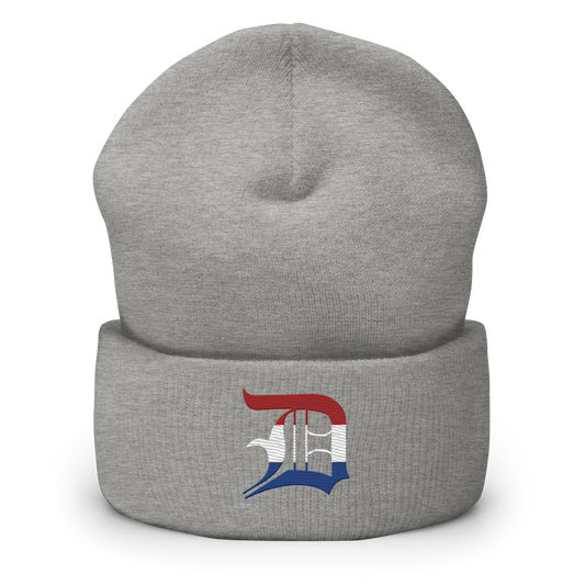 Detroit 'Old English D' Cuffed Beanie (Dutch Edition)