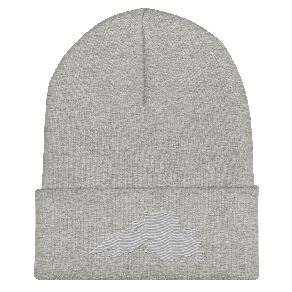 Lake Superior Cuffed Beanie | Platinum