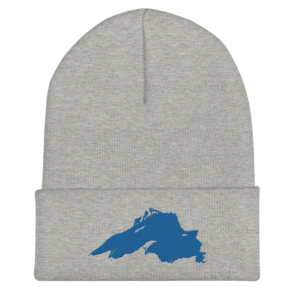 Lake Superior Cuffed Beanie | Azure